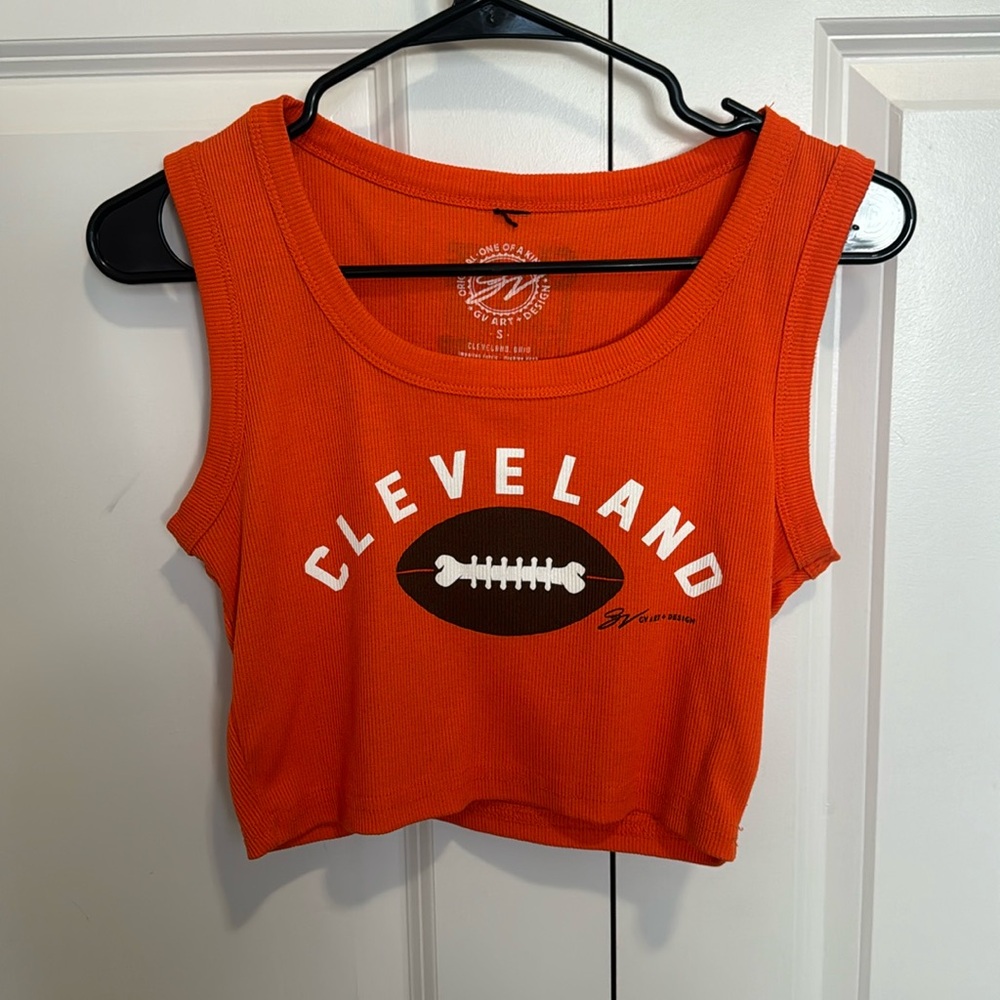 Cleveland Browns Cropped Tank Top